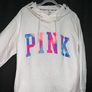 Pink pull over sweatshirt